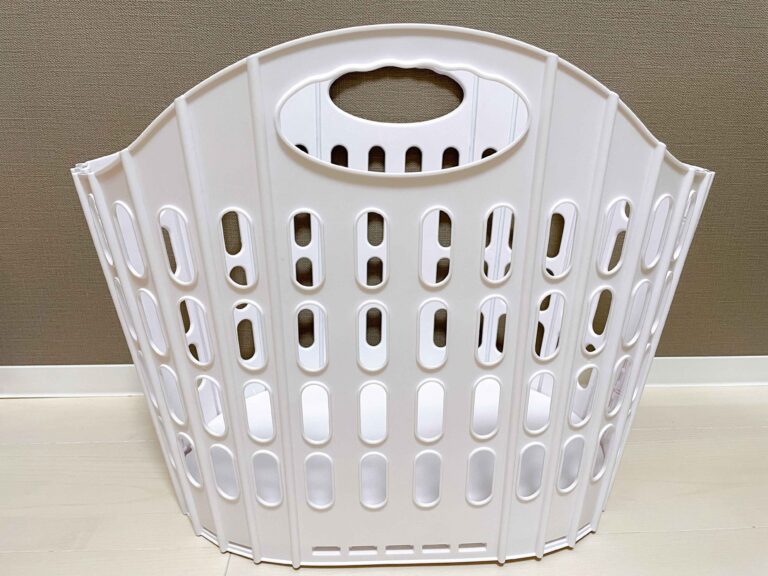 1度使ったら手放せない！折りたためるランドリーバスケット