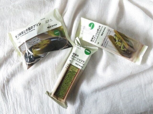 無印良品の抹茶スイーツ