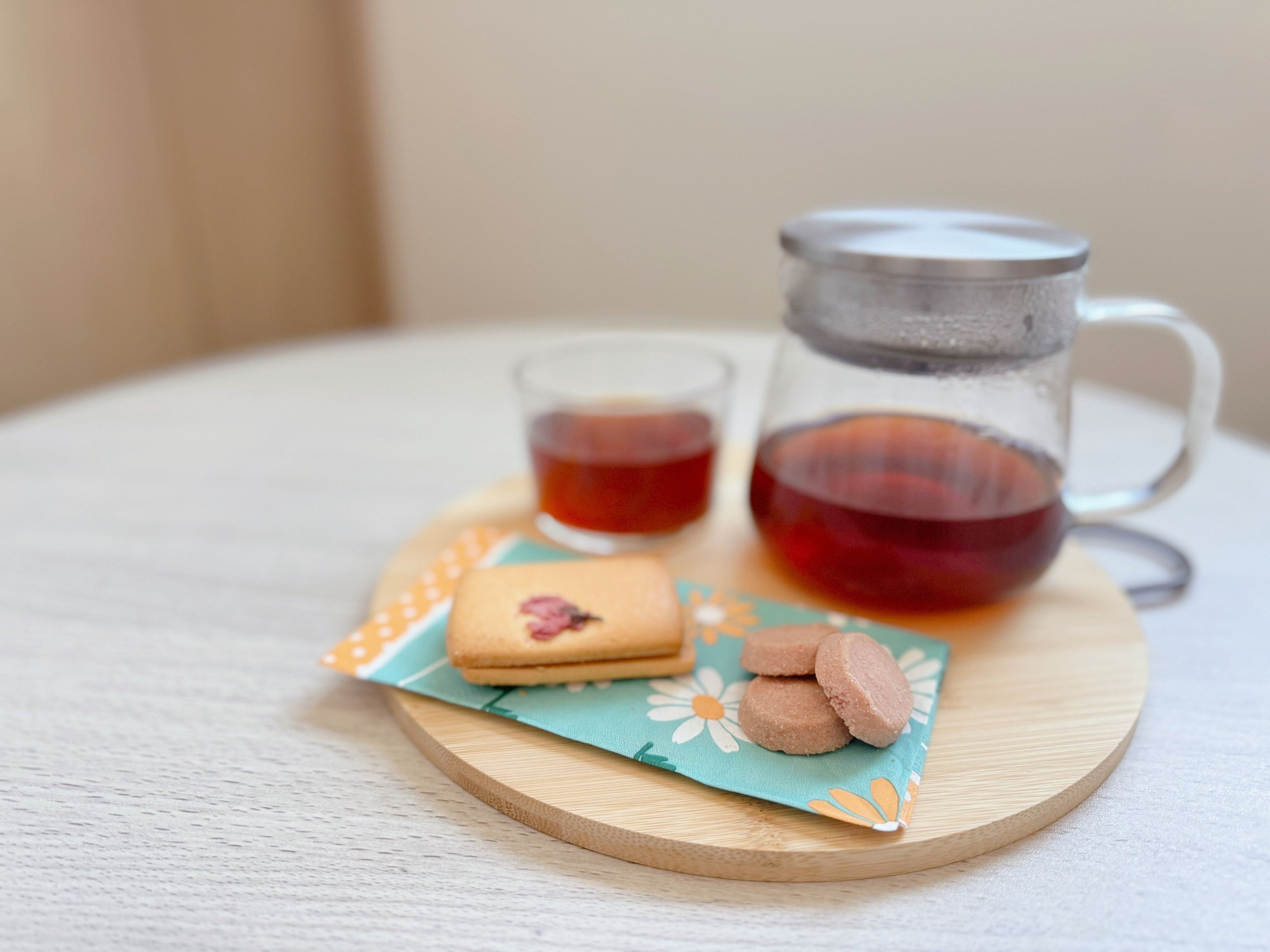 トレーにもなってティータイムも充実!