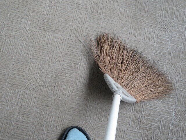 ベランダの掃除