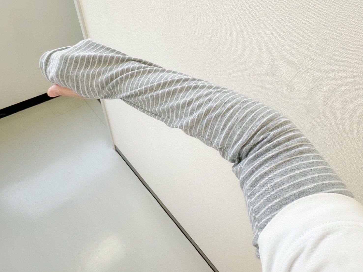 アームカバーの装着画像