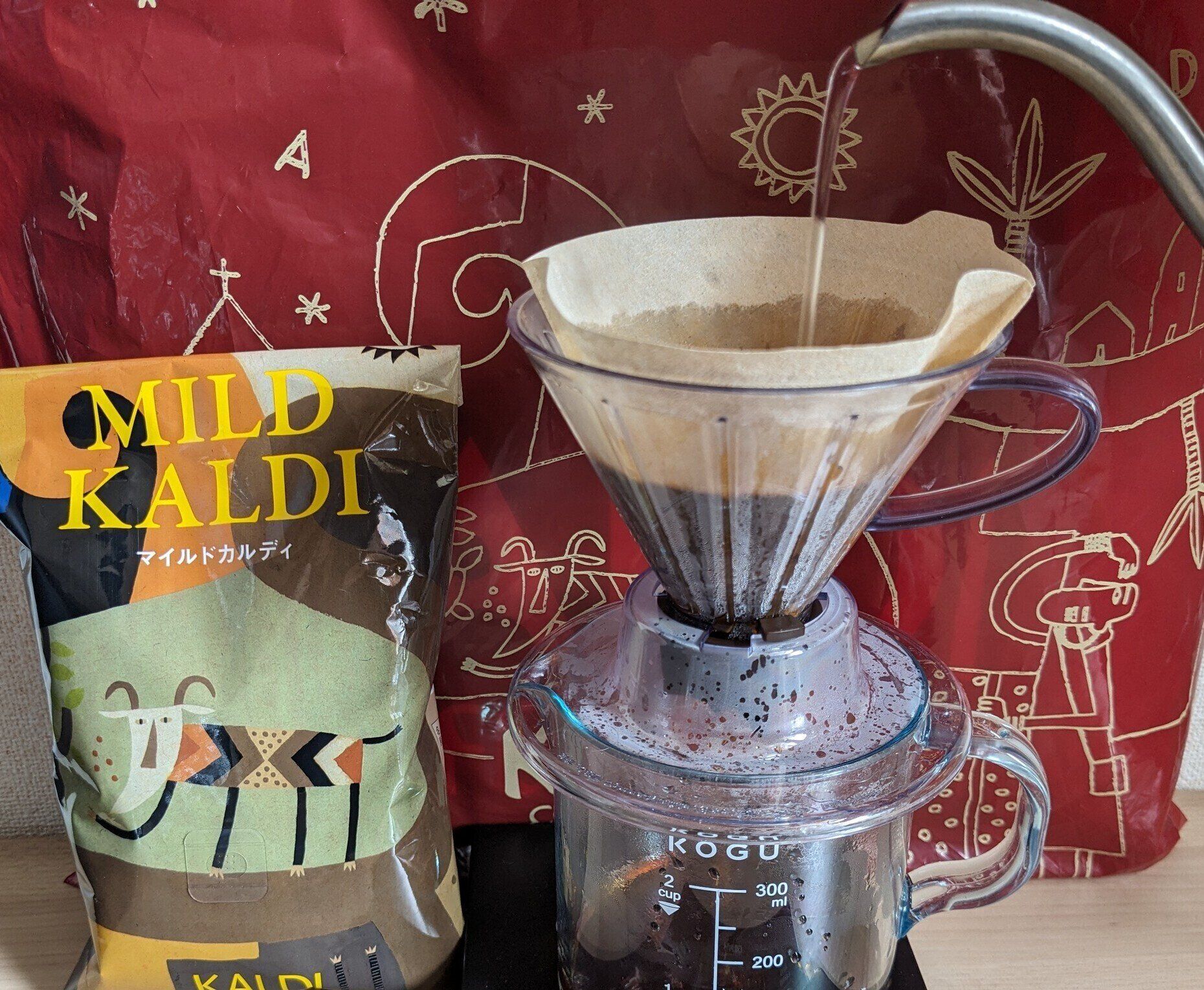 ダイソー「おこのみドリッパー」とカルディ　マイルドカルディ