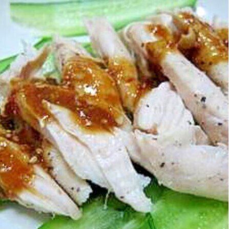 きゅうりとささみの簡単バンバンジー