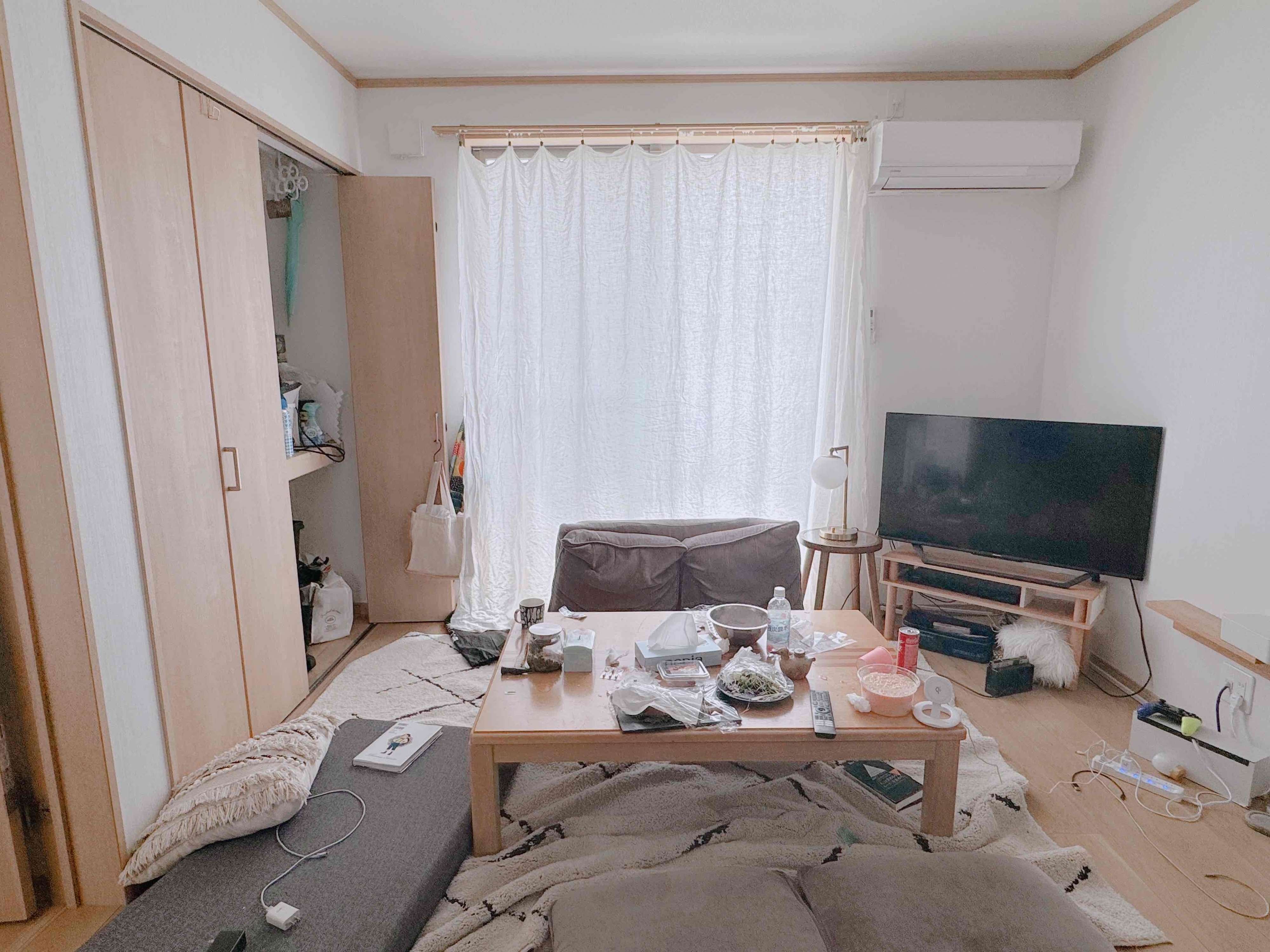 1．散らからないから片づけが不要