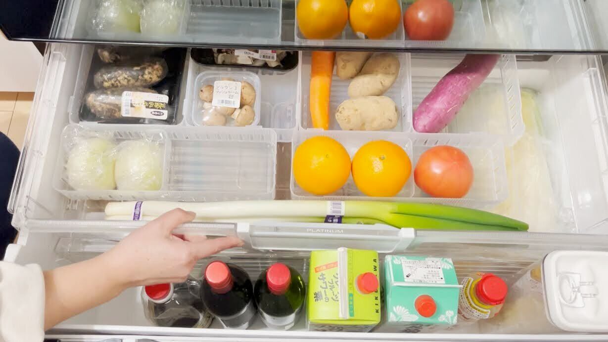 野菜室の収納