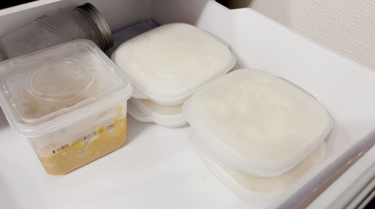 小さい冷凍庫の収納