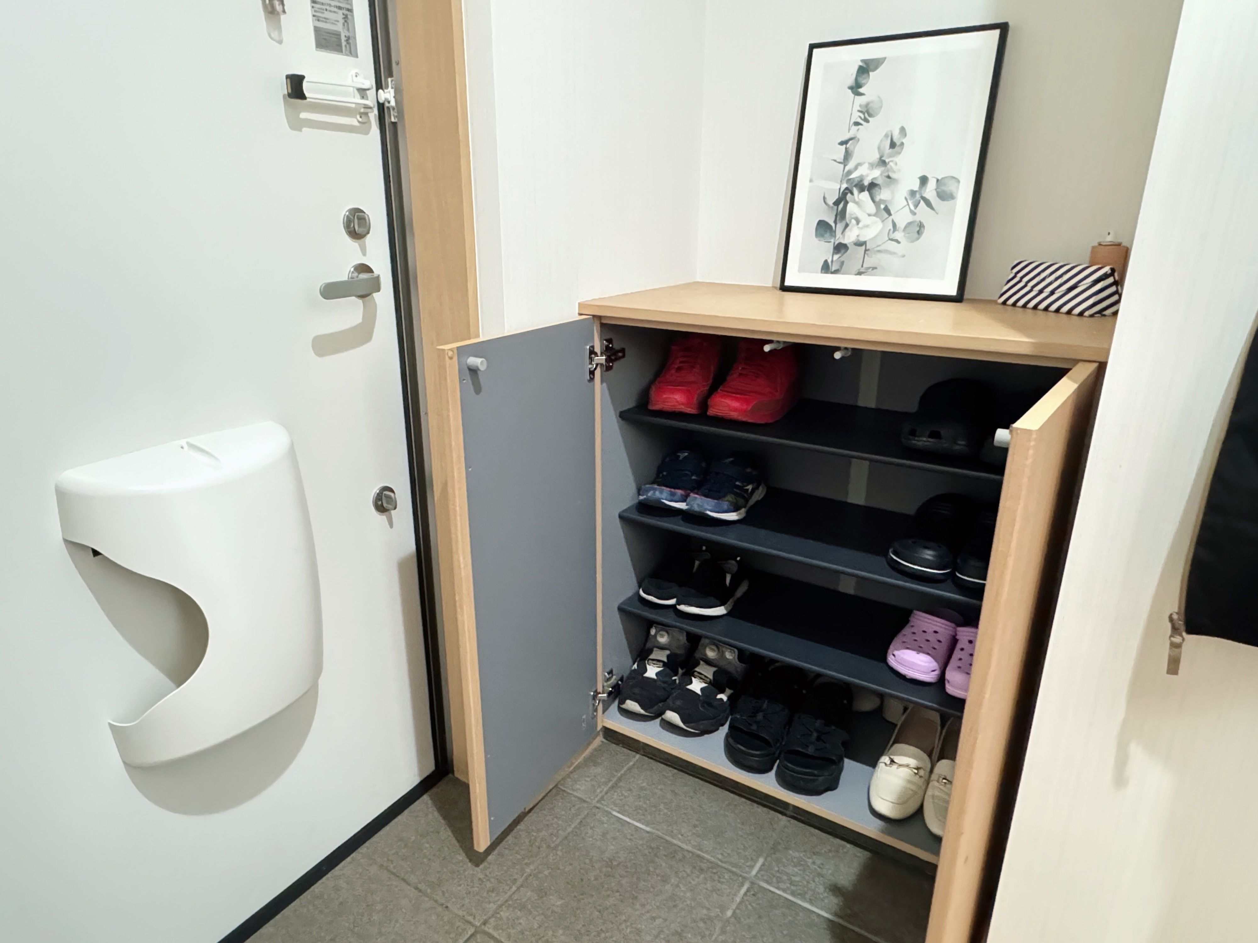 持てる靴は1人1段