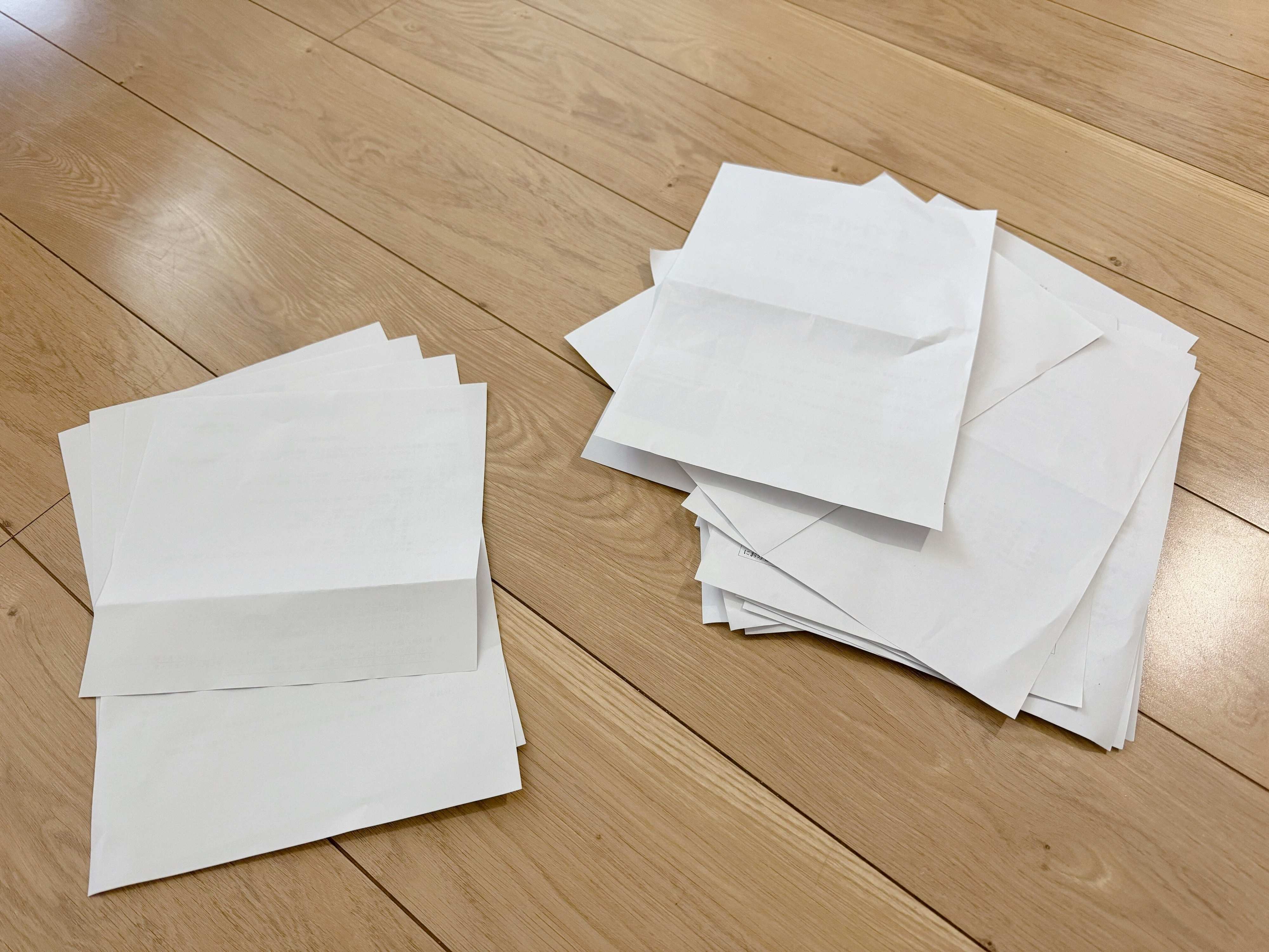 要確認のプリント以外は全捨てOK