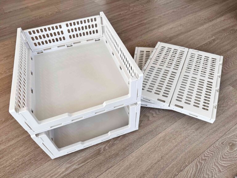 【ダイソー】クローゼットやパントリー収納に最適！奥行きがたっぷりあるクローゼット収納ケース