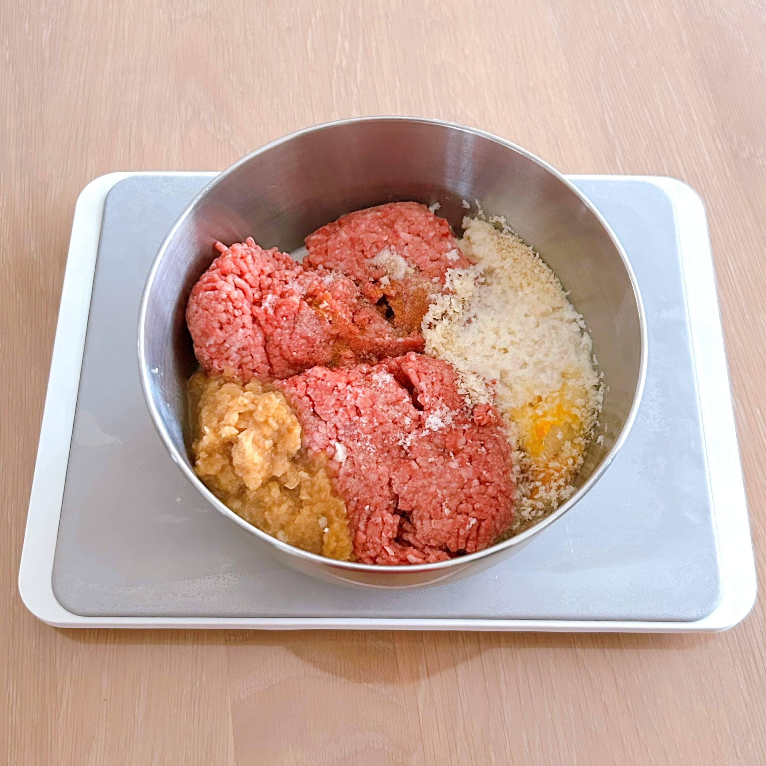 3.ハンバーグづくり