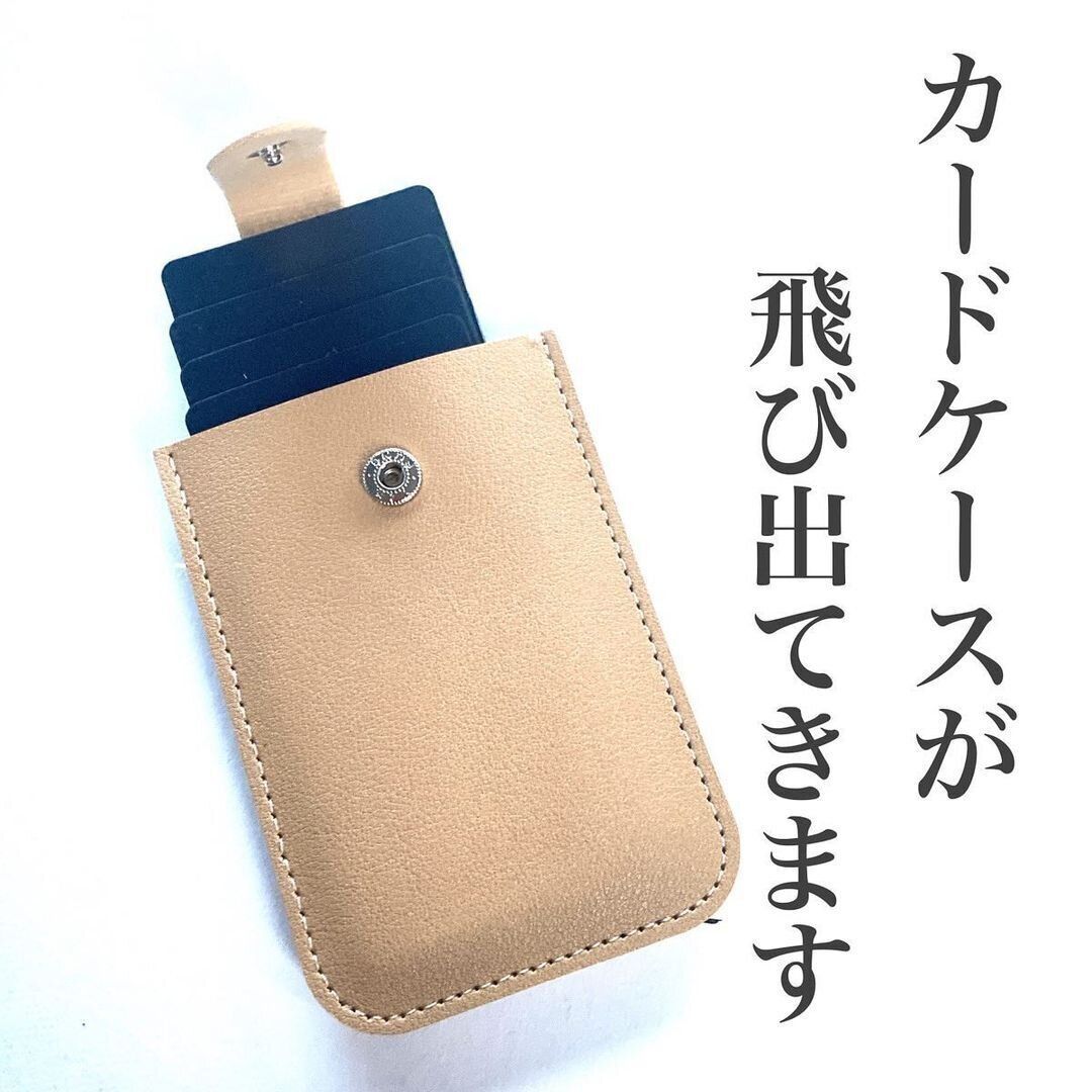 【セリア】カードケースが飛び出てくる驚きの構造