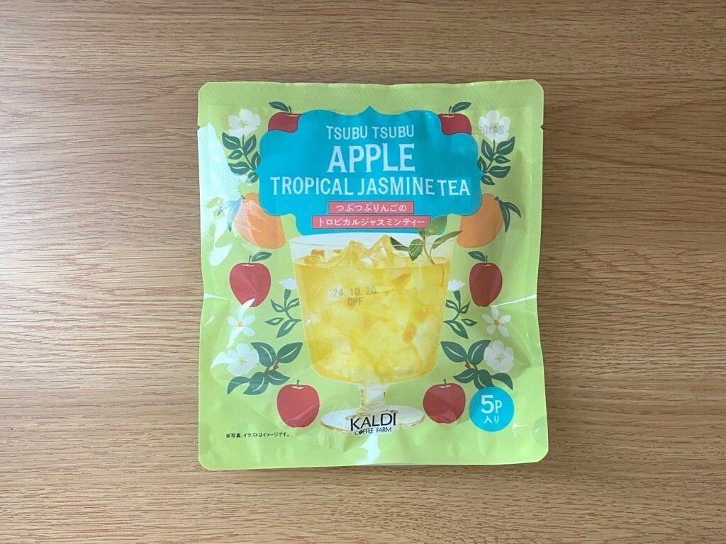 つぶつぶりんごのトロピカルジャスミンティー