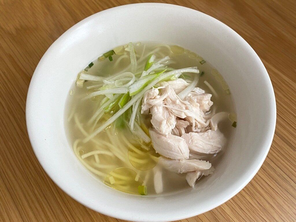 かぼす香る鶏塩ラーメン