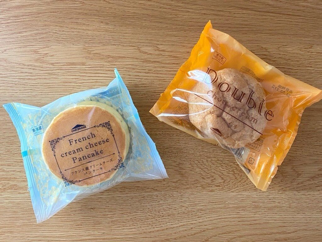 フランス産クリームチーズパンケーキ ダブルシュークリームキャラメル