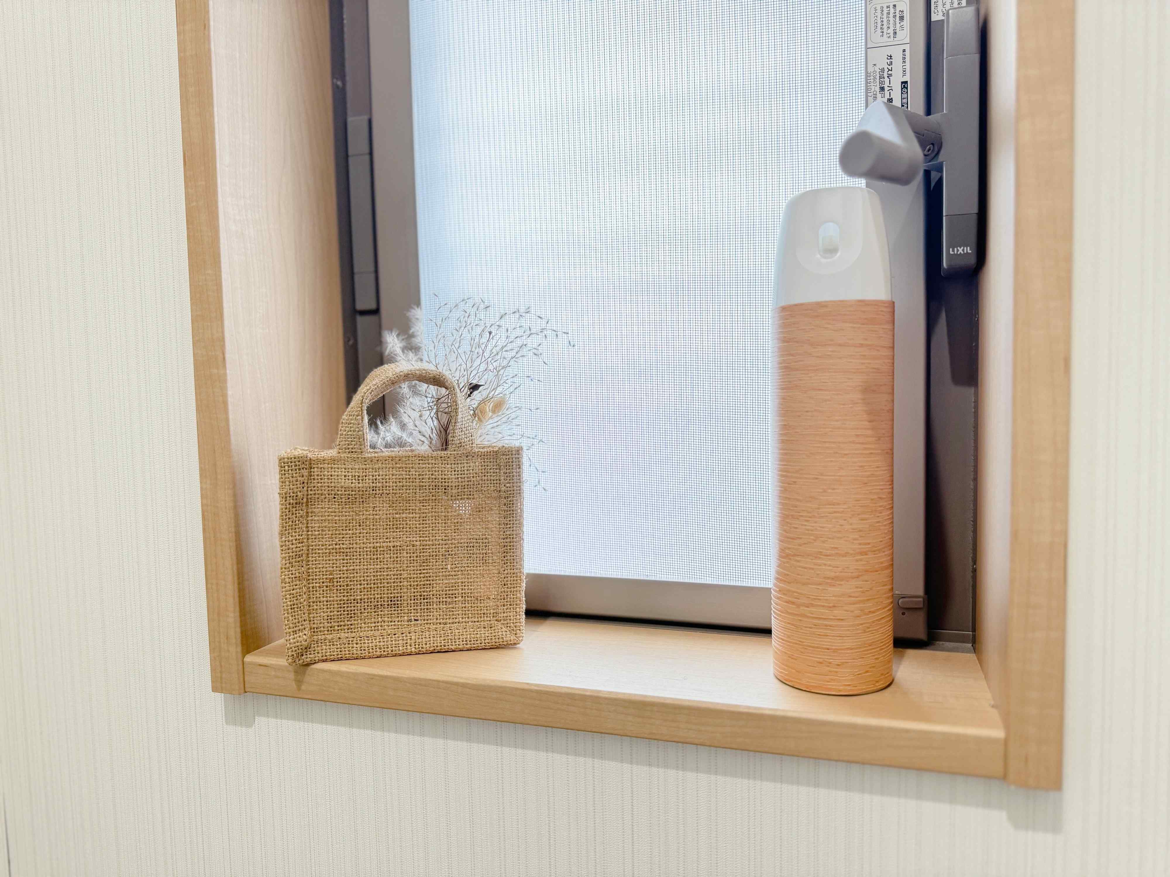 ドライフラワー刺しとして飾る