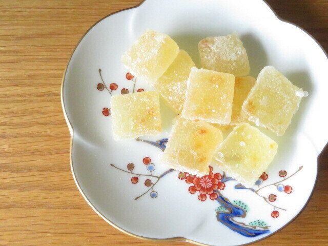 フルーツ寒天もち　はっさく　中身