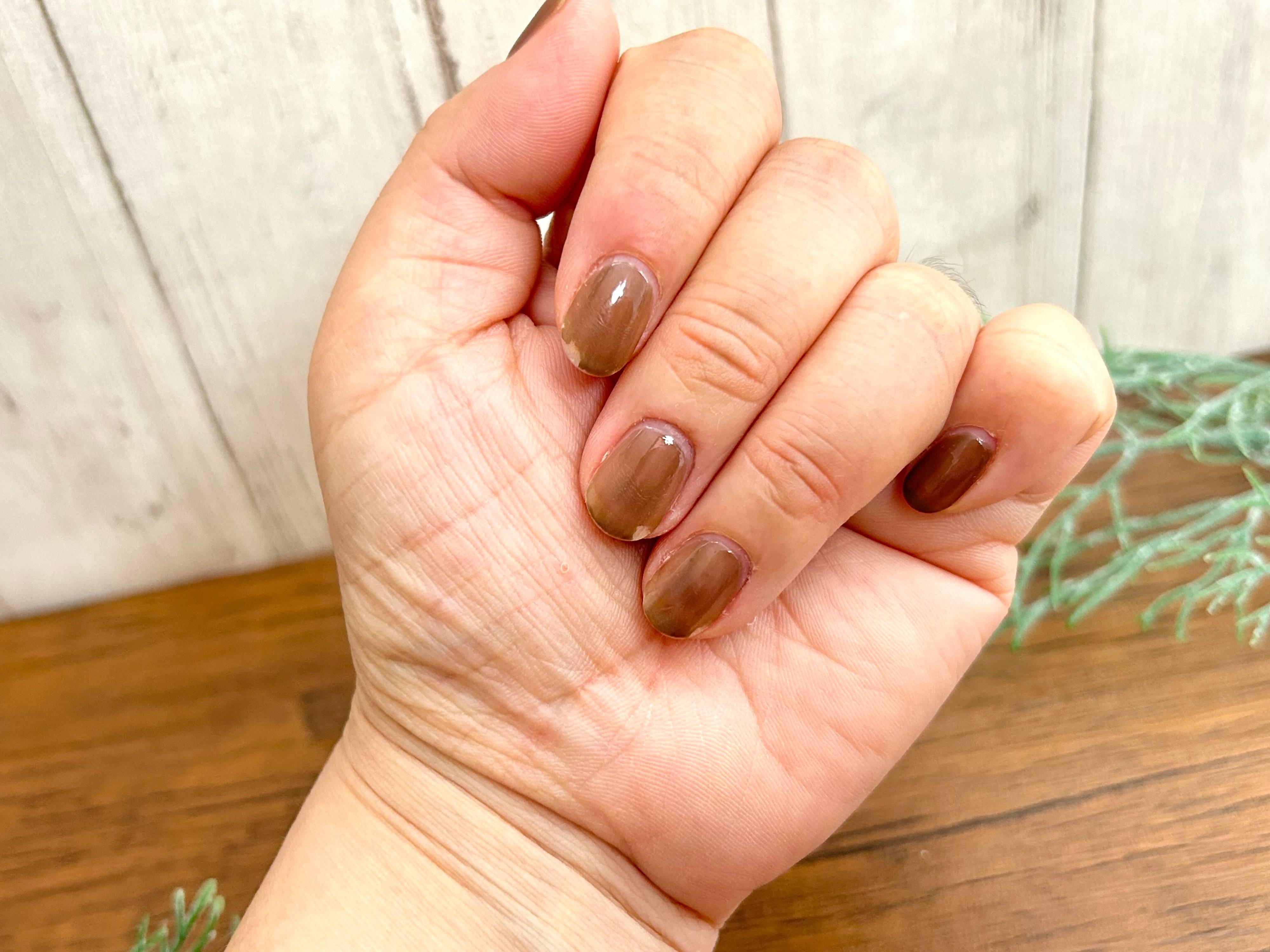 ダイソー　スポンジネイルリムーバー　ズボラ　簡単