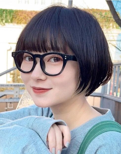 コロンとしたフォルムがかわいい!イマドキショートボブ
