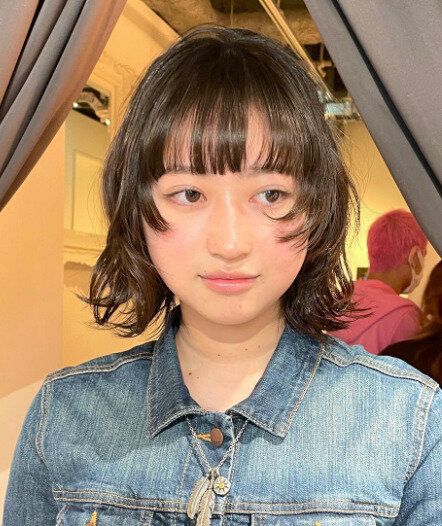 こなれ感があって今っぽい!ボブウルフ