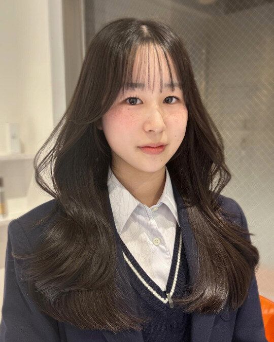 ナチュラルなS字カールで華やか!ワンホンヘア