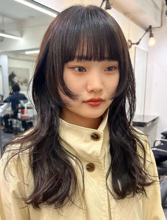 クールに見せる!ゆるっと姫ロング