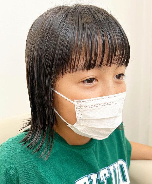 ちょっと背伸びをして！大人っぽい外ハネボブ