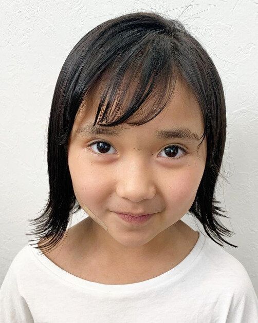 柔らかい質感！軽めの外ハネボブ