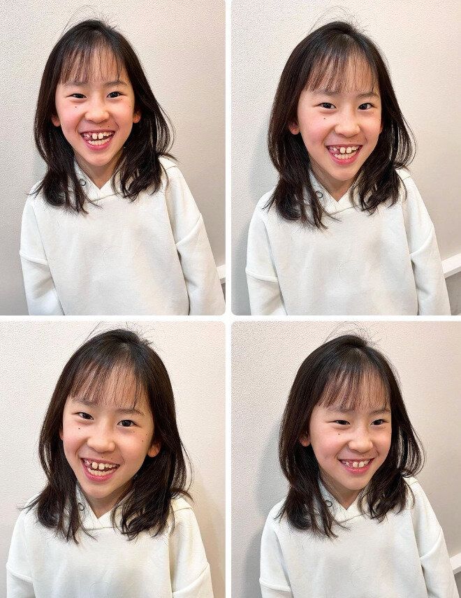 乾かすだけで決まる！くびれレイヤーミディアム