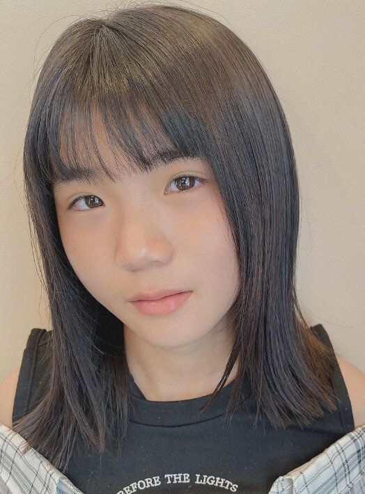 まとまりのあるストレート！サラツヤミディアム