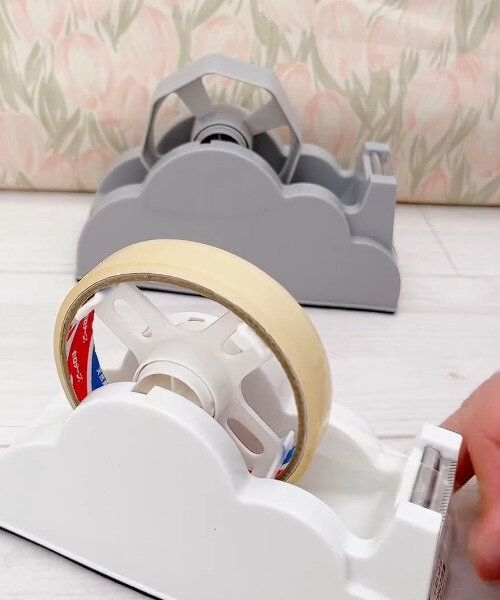 【セリア】かわいすぎ！テープディスペンサー雲