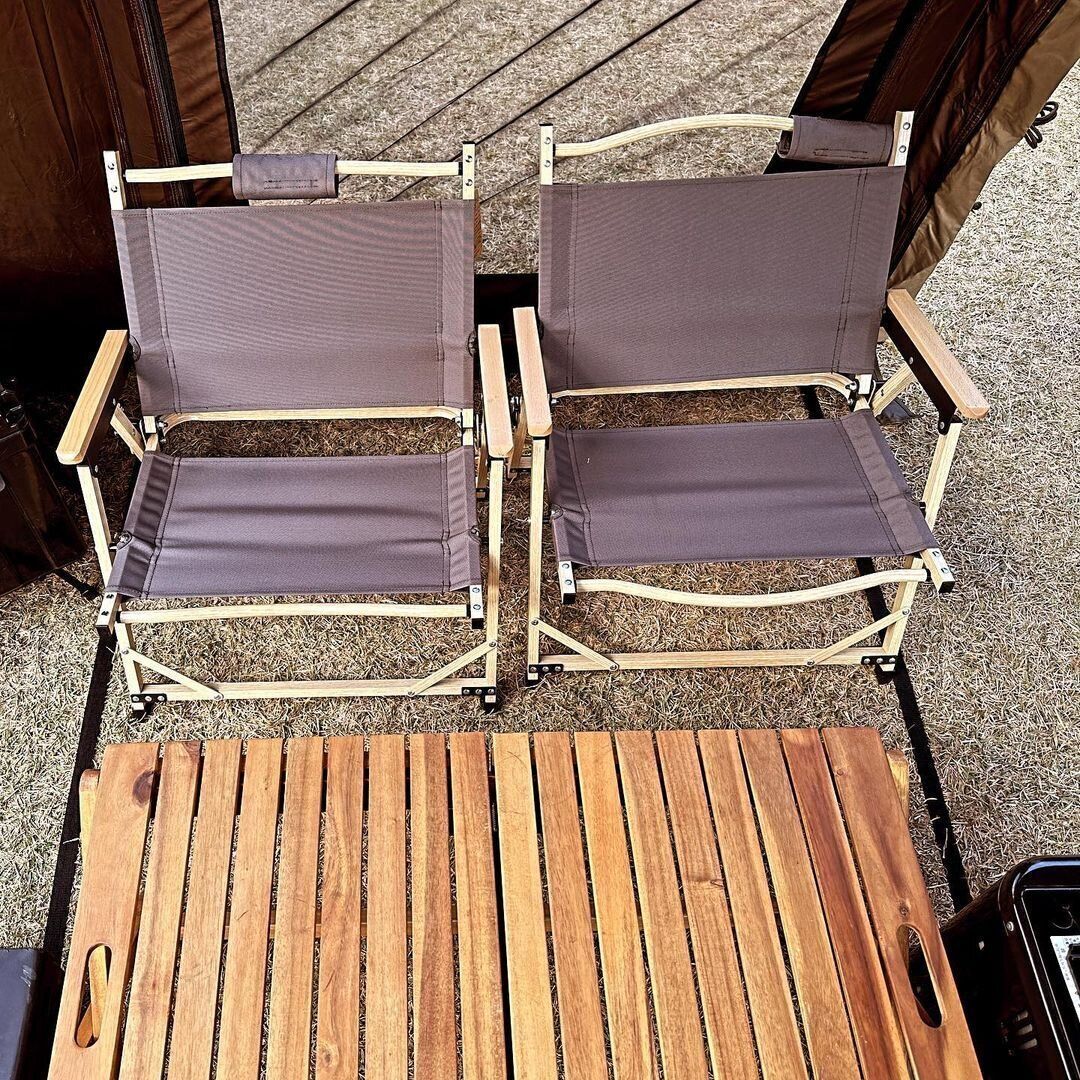 ワークマンの「燃え広がりにくいキャンピングチェア」