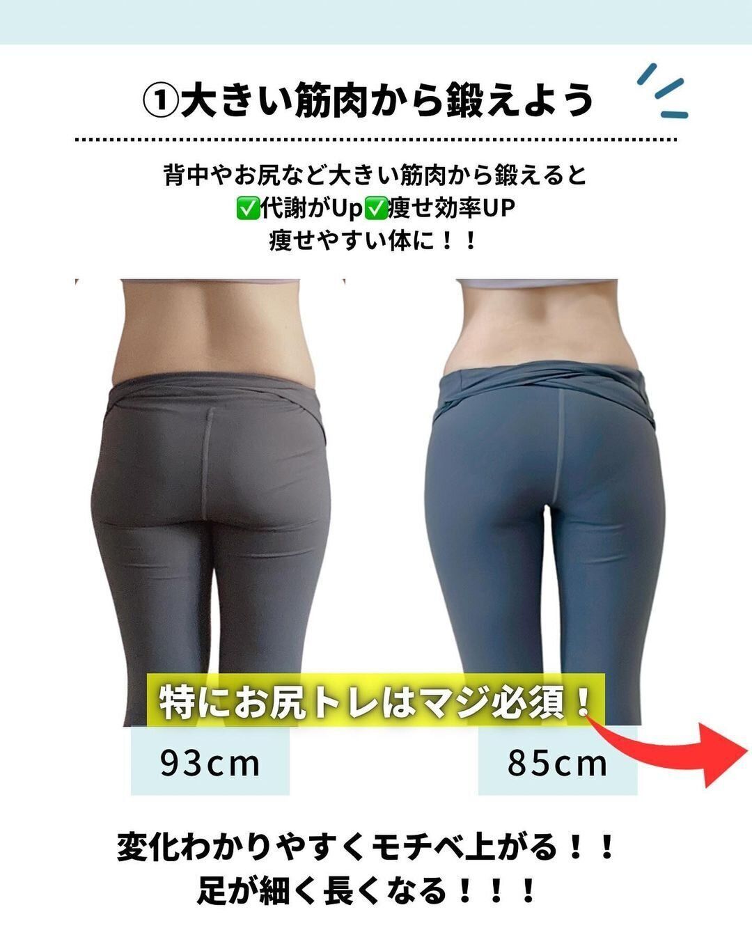 大きい筋肉から鍛えよう