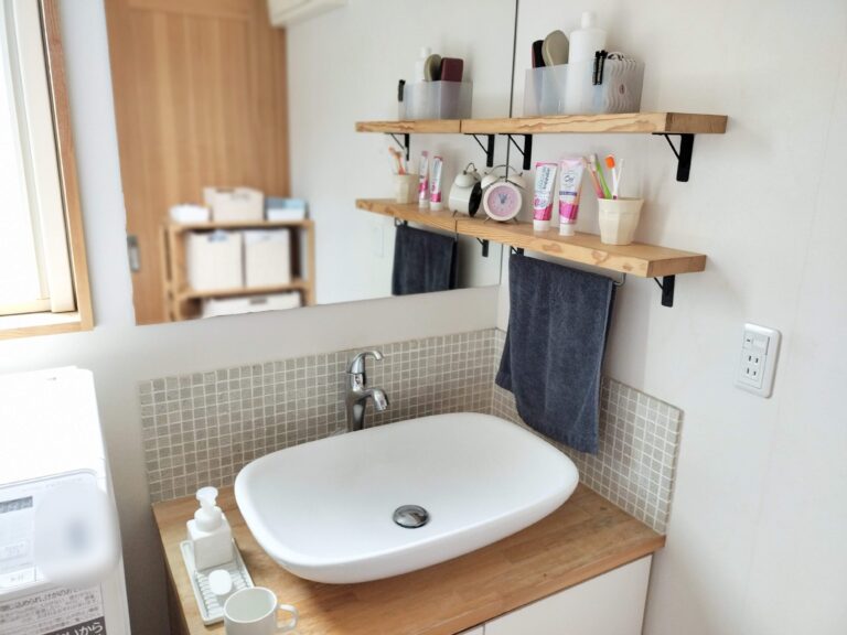 手入れがラクすぎて感動！洗面所で大活躍の無印良品