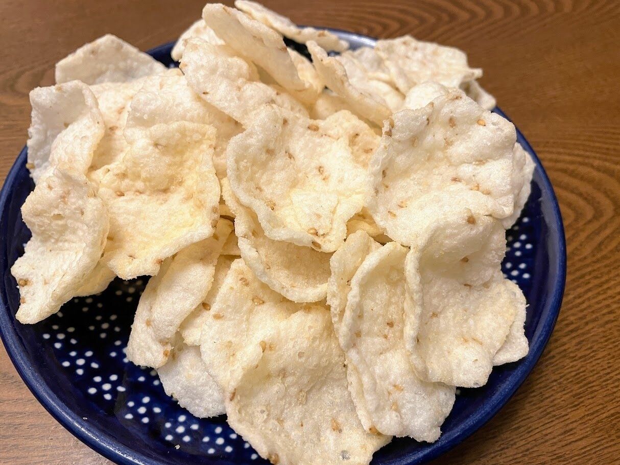 パッケージから出したドン・キホーテの「最後まで美味しいごまにんにくせん」