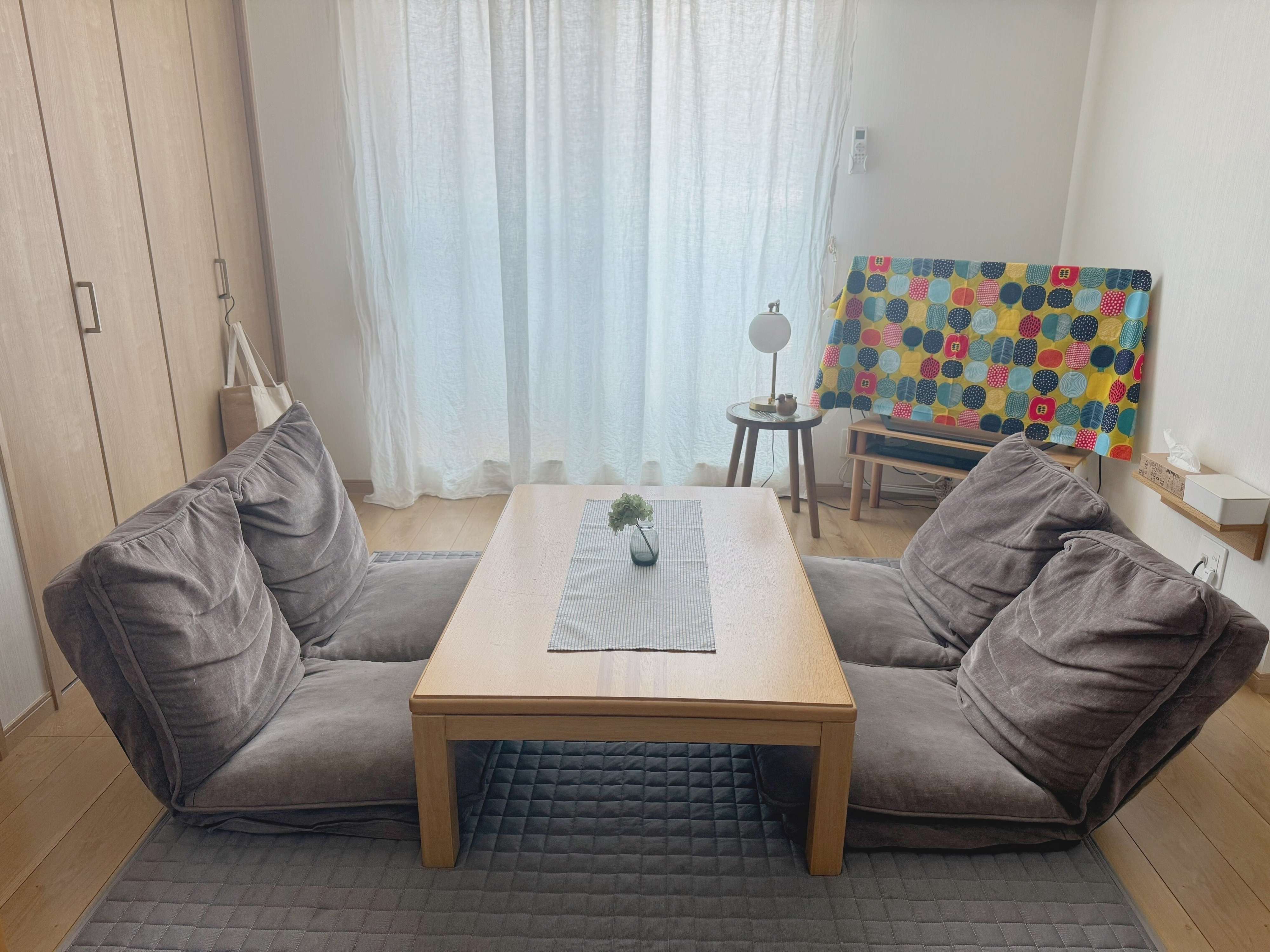 2．全ての家具をコンパクトにしない