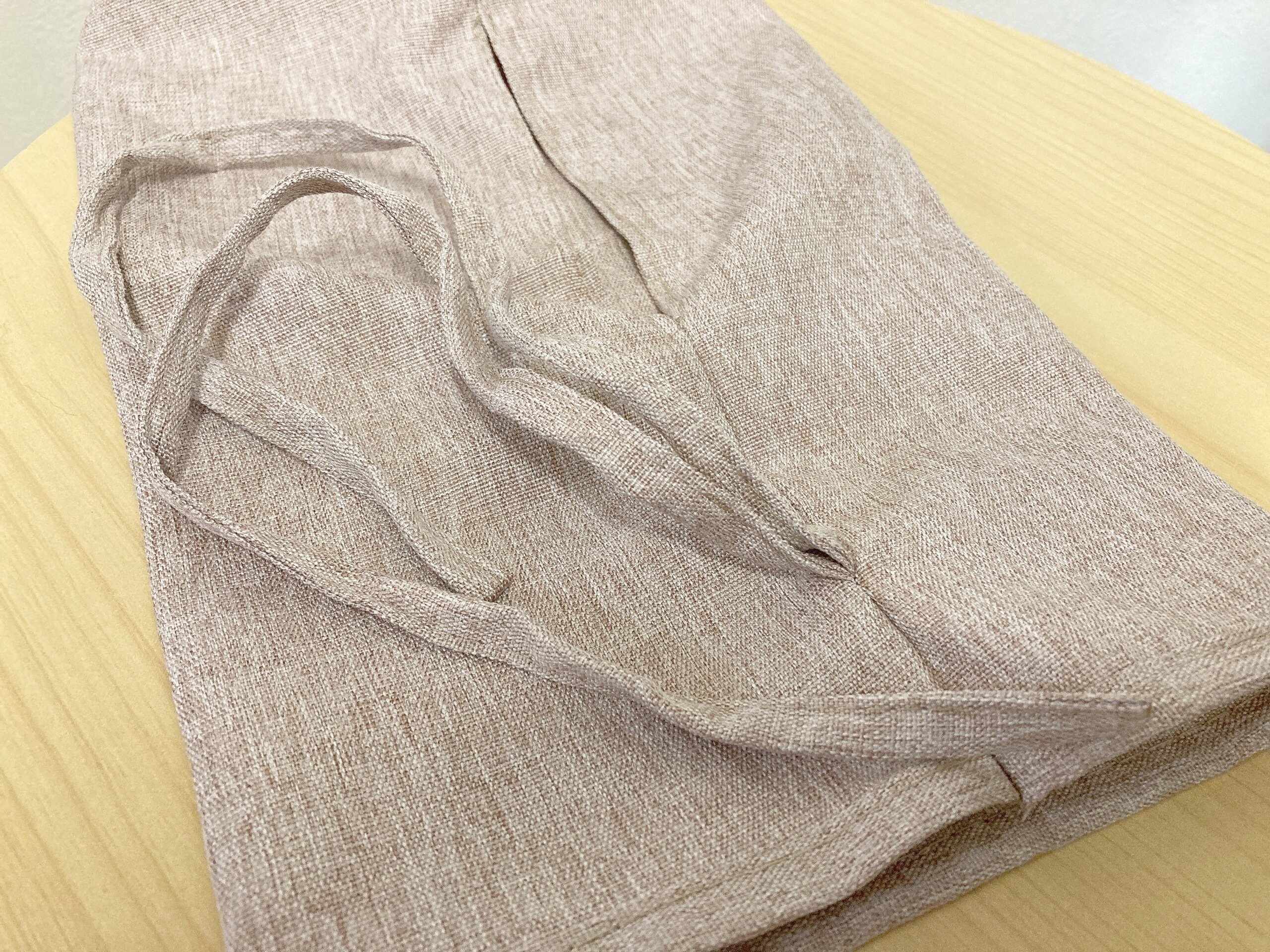 セリアティッシュボックスカバーひも付き