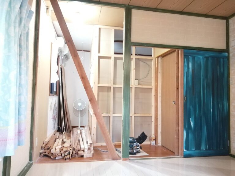 DIYリノベーション：狭小住宅の間取り変更「子ども部屋をつくりたい！」
