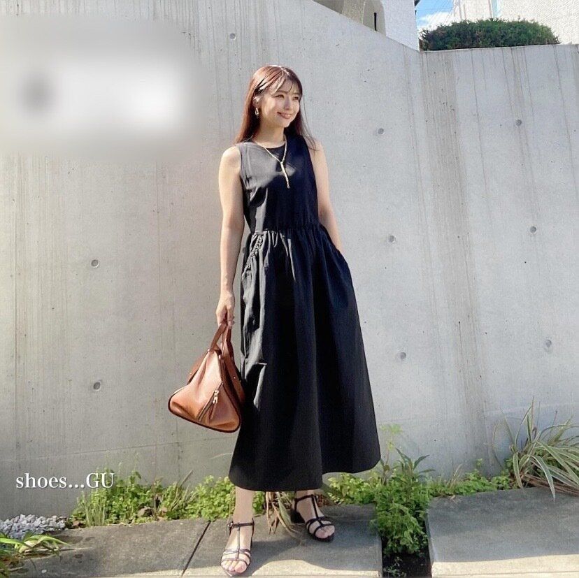 GU テックコンビネーションワンピース(ノースリーブ)+E