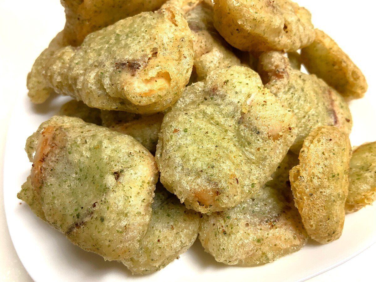 カラッと揚がりました