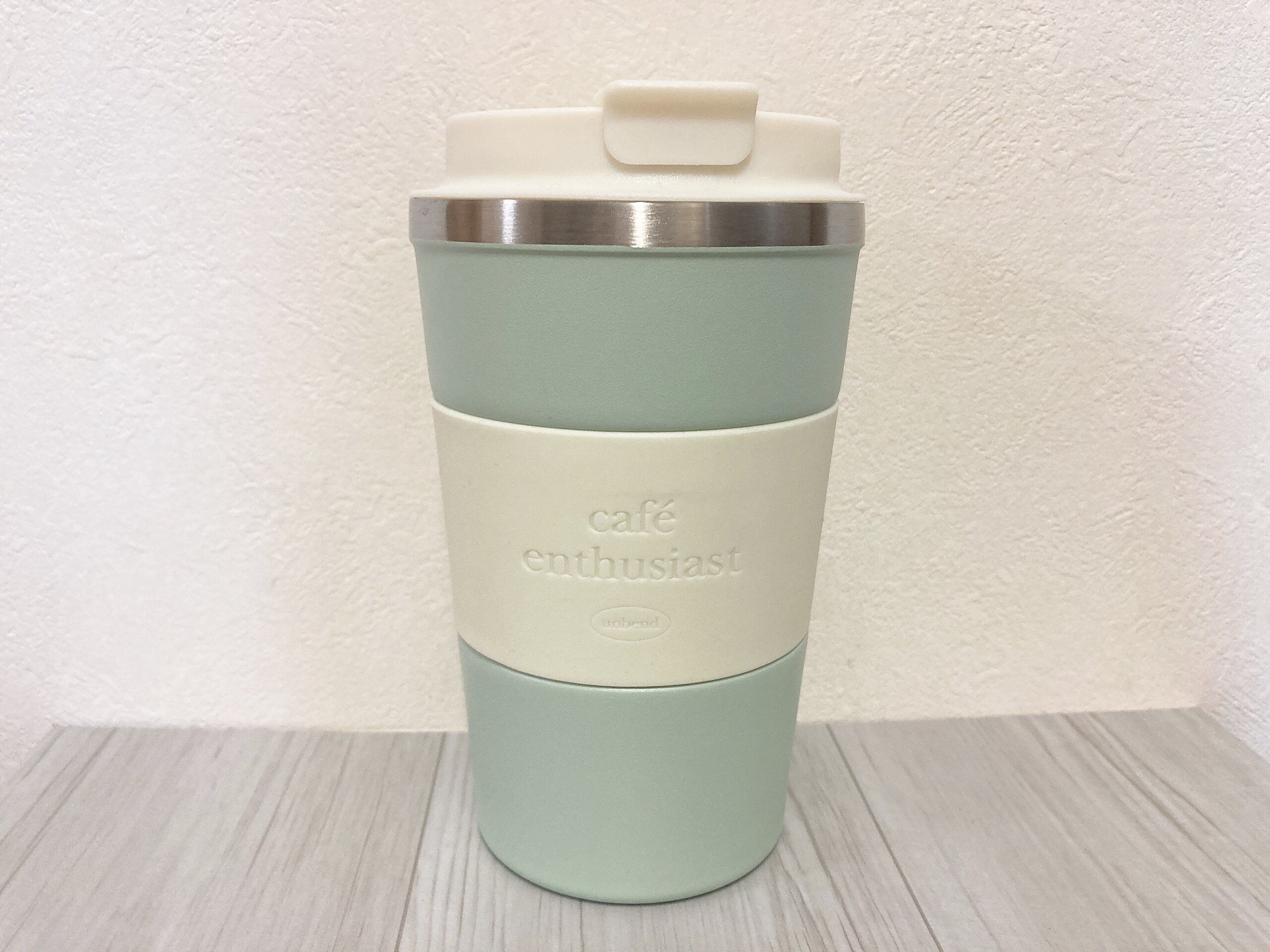 3COINS蓋付きステンレスタンブラー