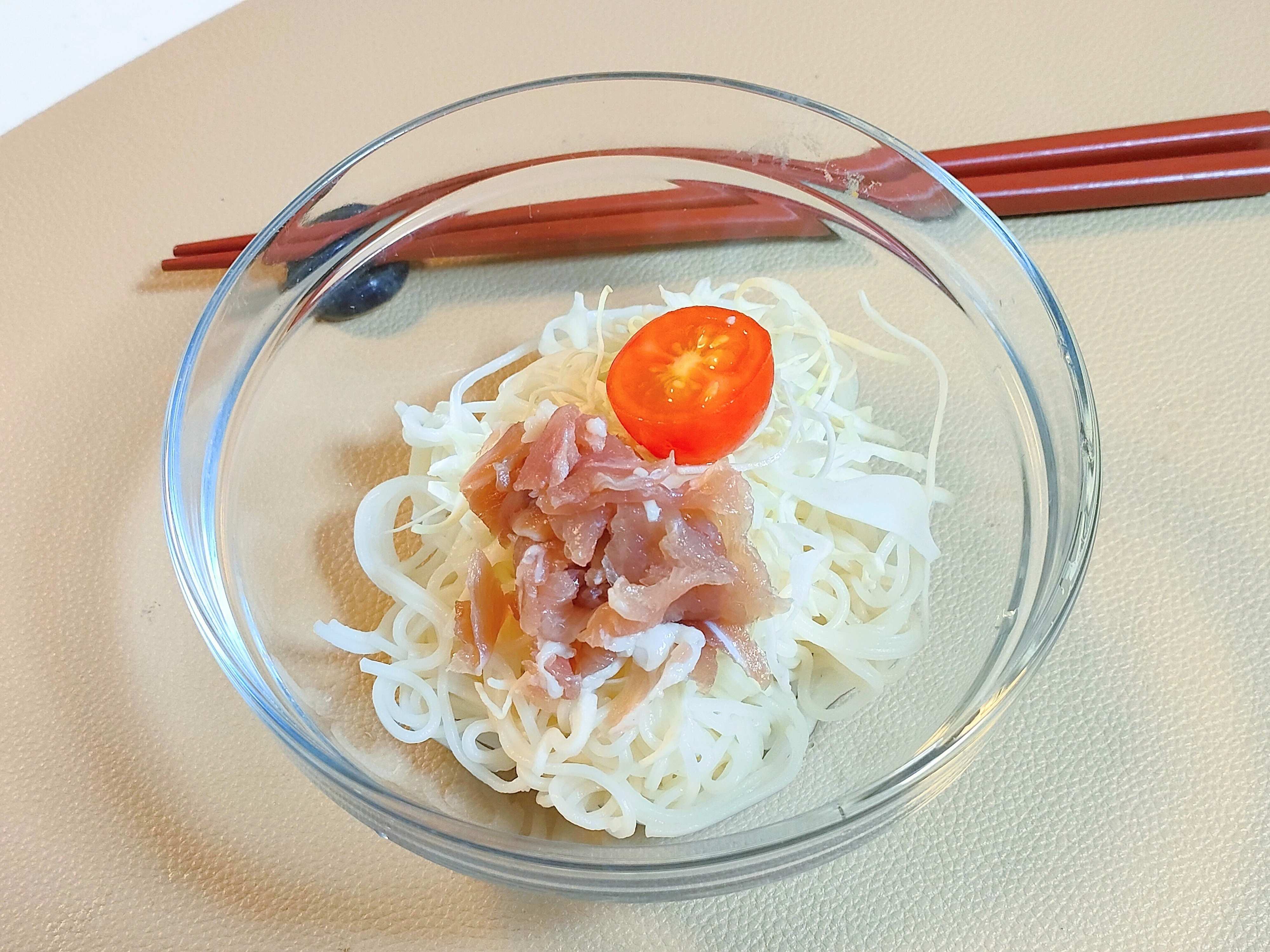 生ハムそうめん