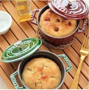 [ストウブ公式]自家製2種のフォカッチャ