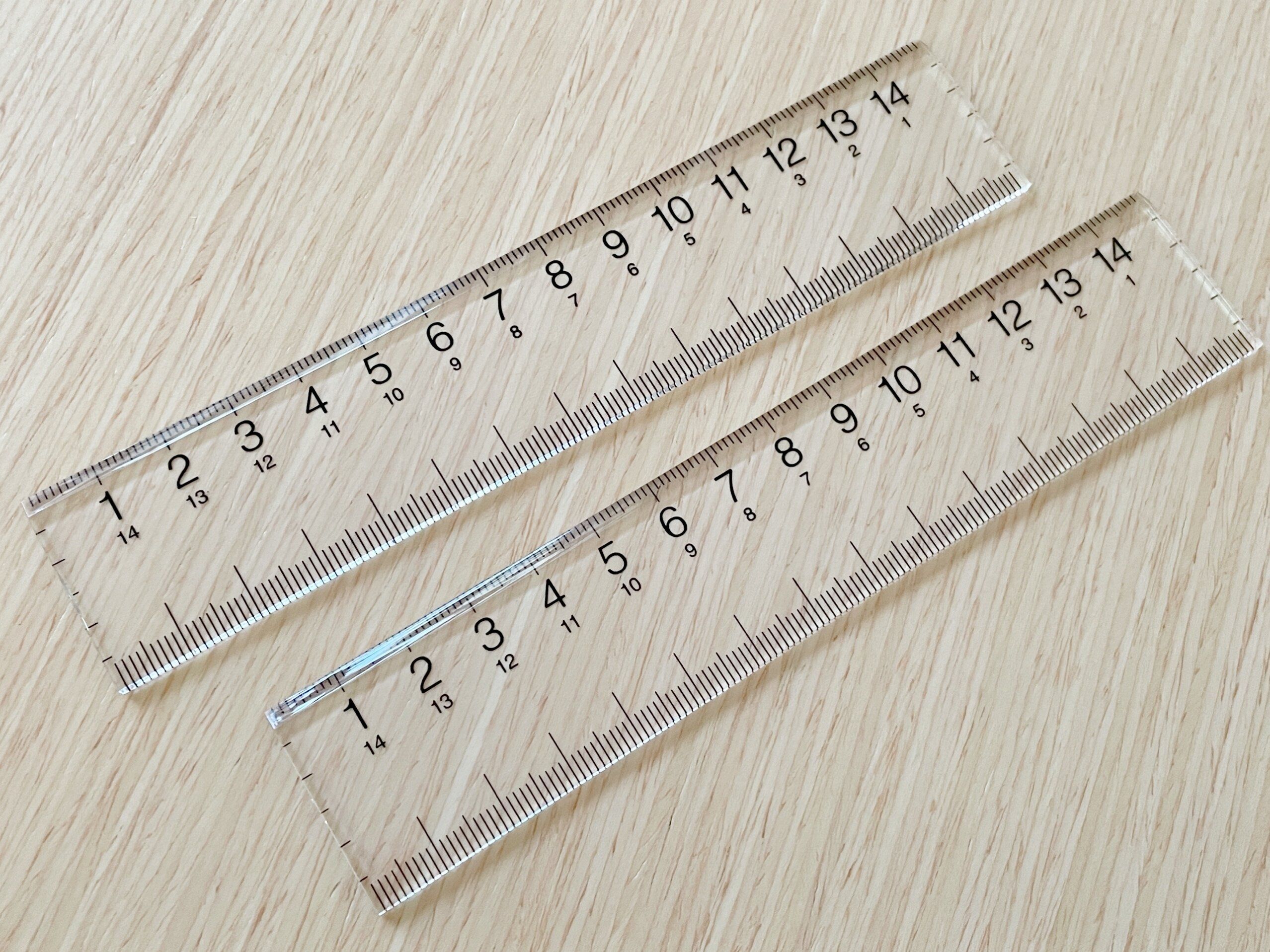 無印クリア定規