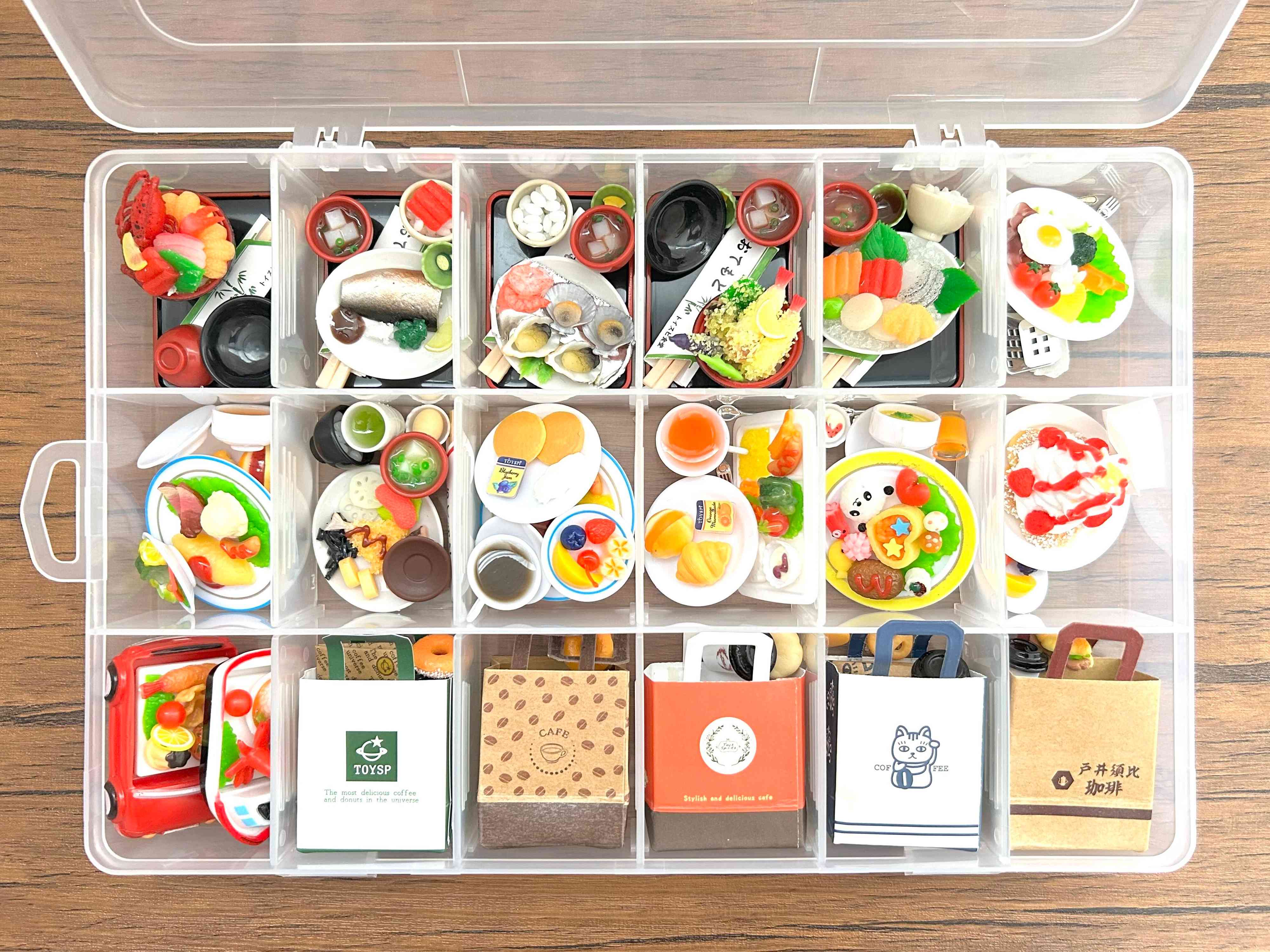 ダイソー ミニチュア カプセルトイ 収納ケース