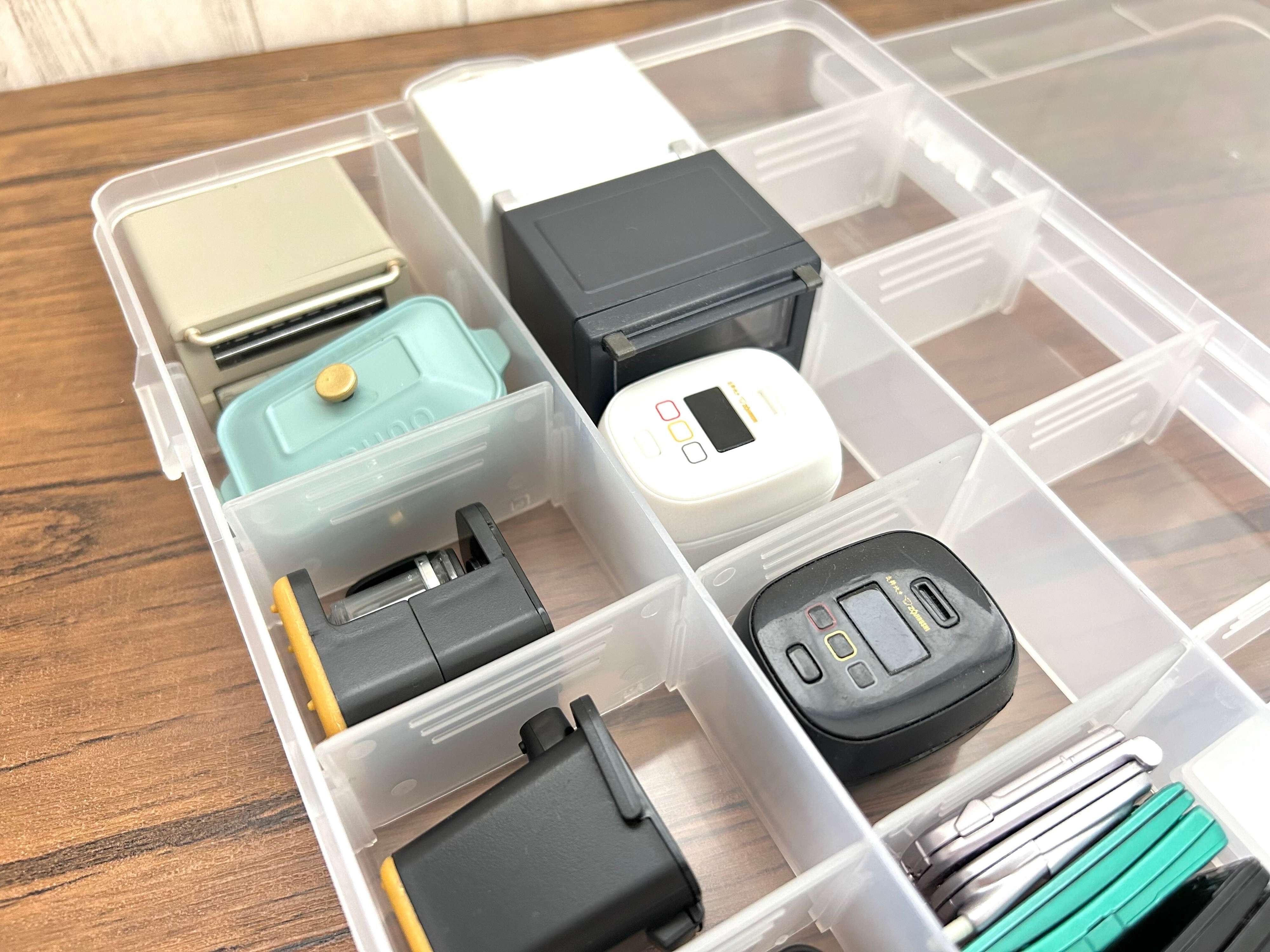 ダイソー ミニチュア カプセルトイ 収納ケース