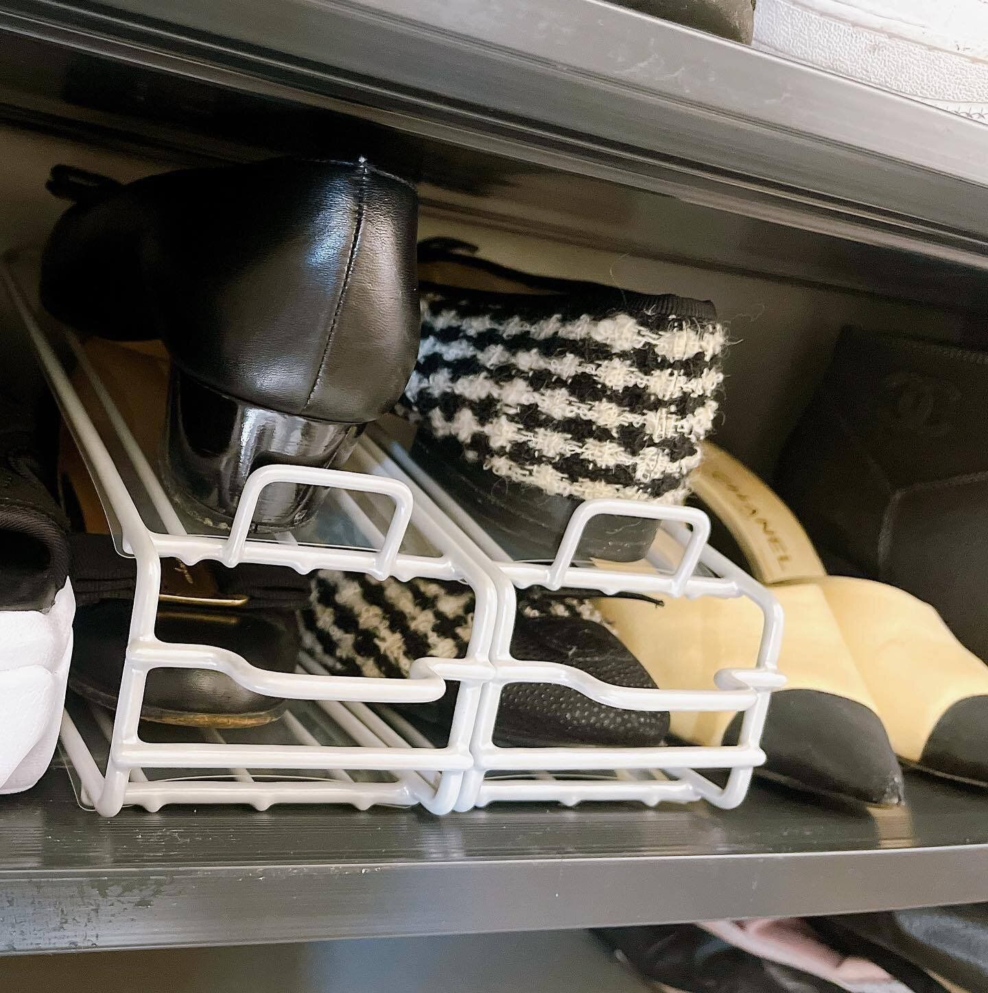 「えつこの楽々靴っこ」を使って靴を倍以上に収納