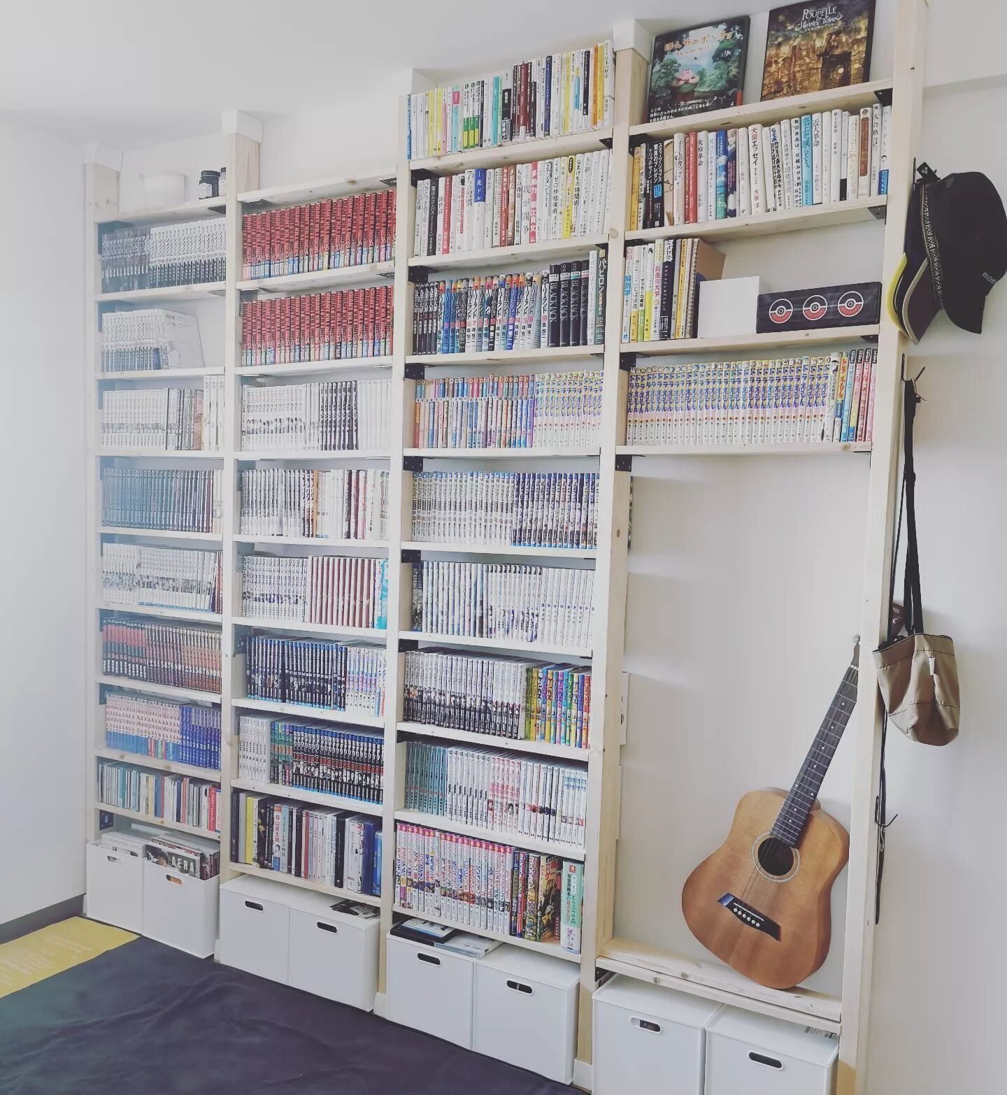 本棚を買わなくても簡単に本の収納スペースが