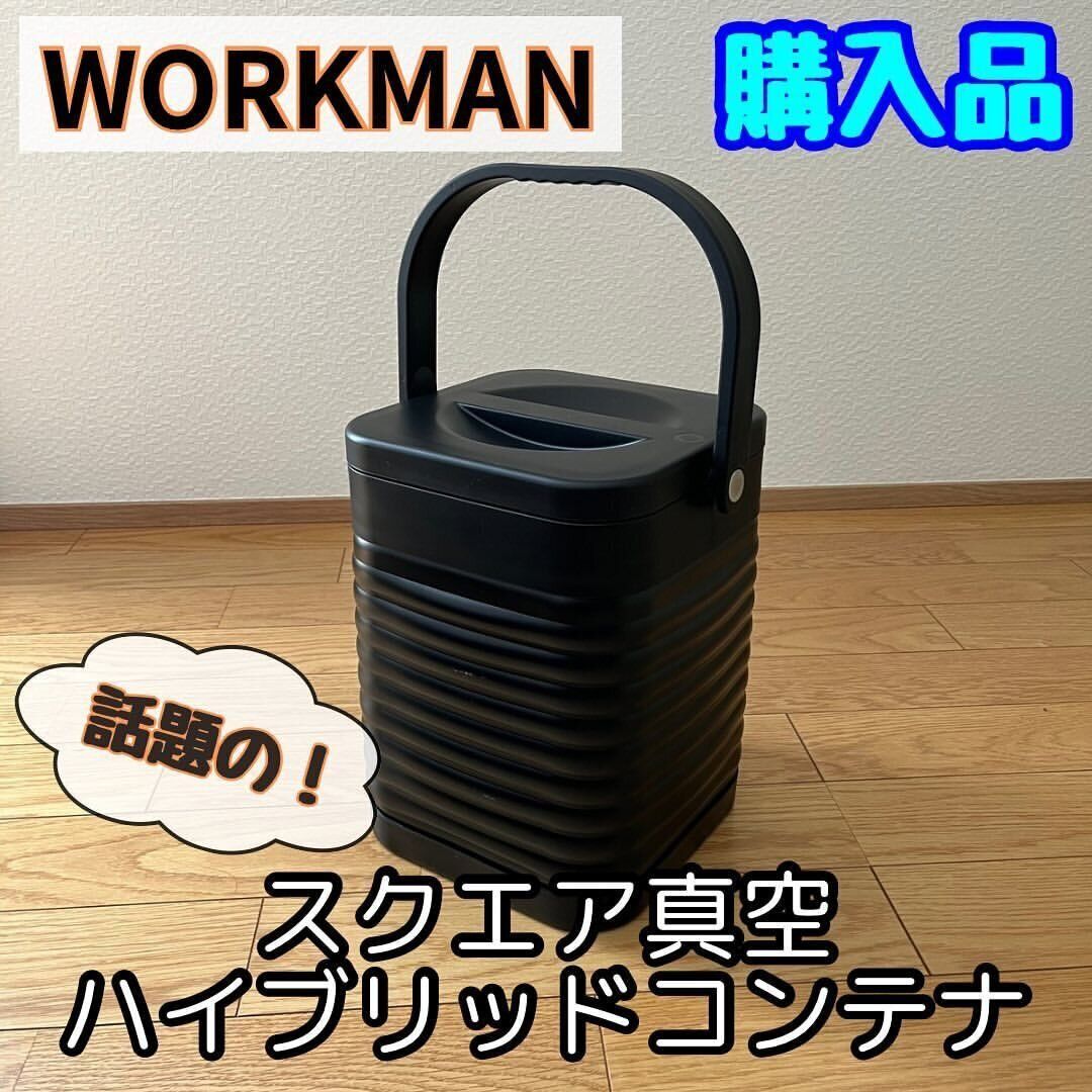 【ワークマン】ずっと待ちわびてた!スクエア真空ハイブリッドコンテナ