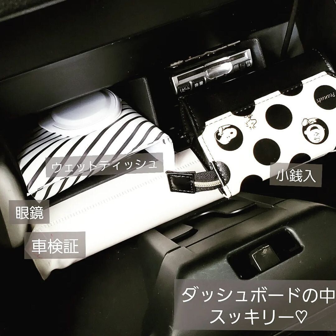 【セリア】入れるだけでスッキリ!グローブボックス仕切り