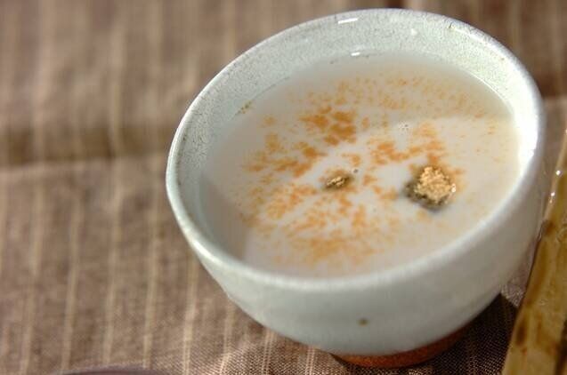 きな粉入りミルキー小豆汁粉